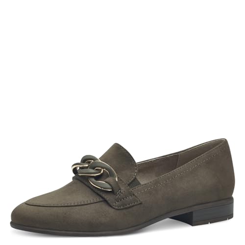 Jana Damen Loafer ohne Absatz Vegan Blockabsatz, Grün (Olive), 39 EU Jana Damen Loafer ohne Absatz Vegan Blockabsatz, Grün (Olive), 39 EU von Jana