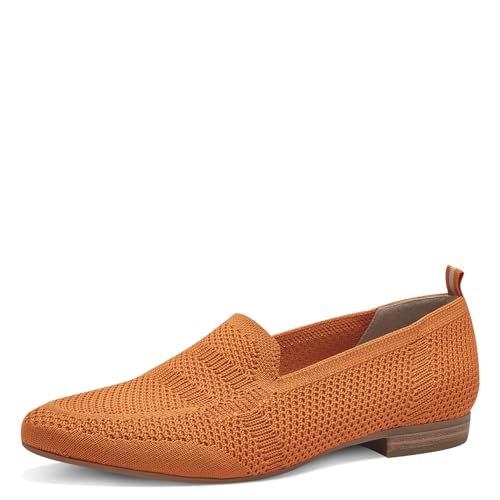 Jana Damen Slipper mit Strukturmuster Vegan, Orange (Orange), 36 EU von Jana