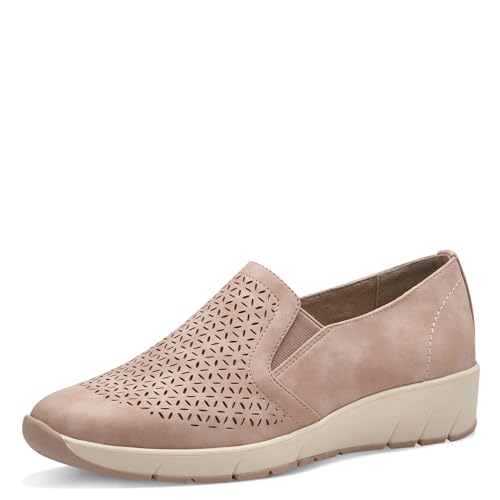 Jana Damen Slipper mit Keilabsatz Vegan, Rosa (Rose), 36 EU Jana Damen Slipper mit Keilabsatz Vegan, Rosa (Rose), 36 EU von Jana