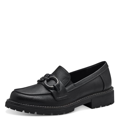 Jana Damen Slipper mit Blockabsatz Vegan, Schwarz (Black), 38 EU Jana Damen Slipper mit Blockabsatz Vegan, Schwarz (Black), 38 EU von Jana