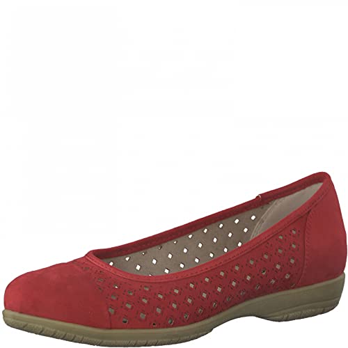 Jana Damen 8-8-22169-28 Ballerinas, RED, 40 EU Weit von Jana