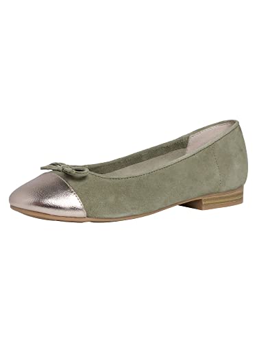 Jana Damen 8-8-22150-28 Ballerinas, Pistachio SUED, 38 EU von Jana