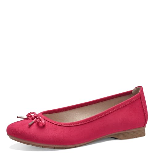 Jana Damen Ballerinas Elegant Vegan, Rosa (Fuxia), 38 EU von Jana