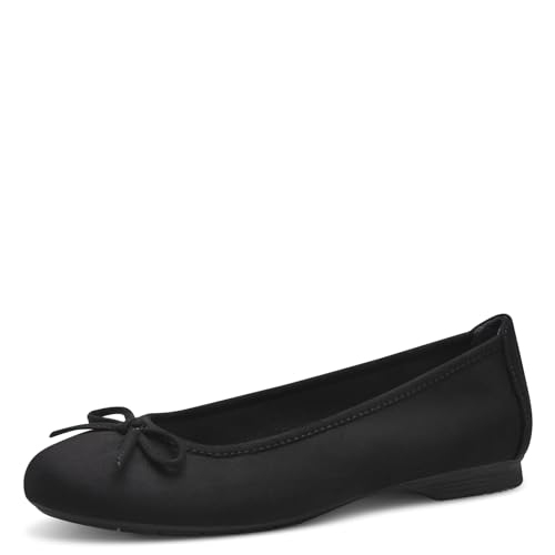 Jana Damen Ballerinas Elegant mit Schleife Weite H Mehrweite, Schwarz (Black), 36 EU von Jana