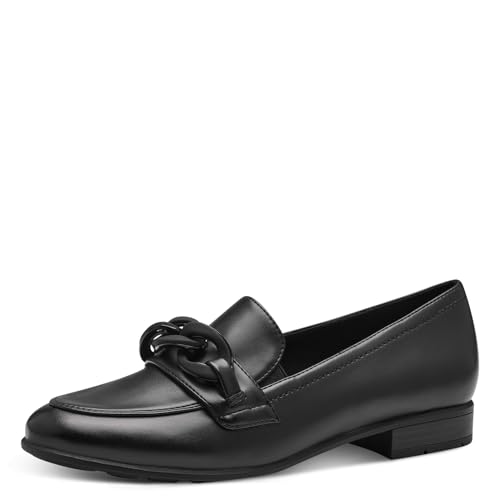 Jana Damen Loafer ohne Absatz Vegan Blockabsatz, Schwarz (Schwarz Nappa), 40 EU Jana Damen Loafer ohne Absatz Vegan Blockabsatz, Schwarz (Schwarz Nappa), 40 EU von Jana