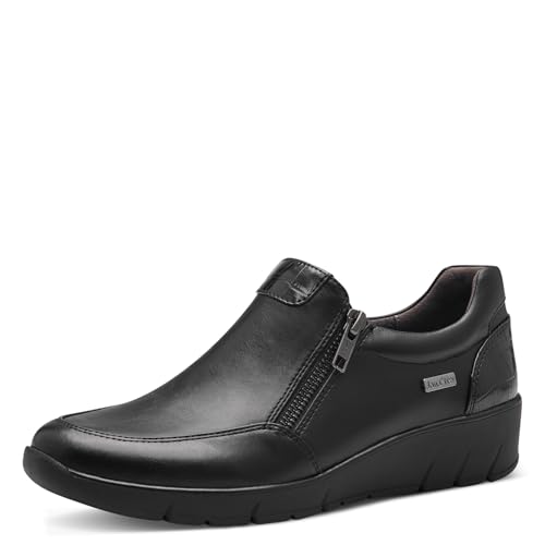 Jana Damen Slipper Wasserabweisend Vegan, Schwarz (Schwarz Schlange), 41 EU Jana Damen Slipper Wasserabweisend Vegan, Schwarz (Schwarz Schlange), 41 EU von Jana