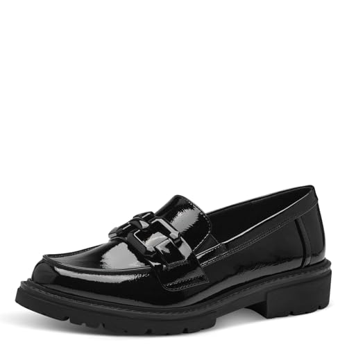 Jana Damen Loafer ohne Absatz Elegant Vegan, Schwarz (Schwarz), 38 EU Jana Damen Loafer ohne Absatz Elegant Vegan, Schwarz (Schwarz), 38 EU von Jana