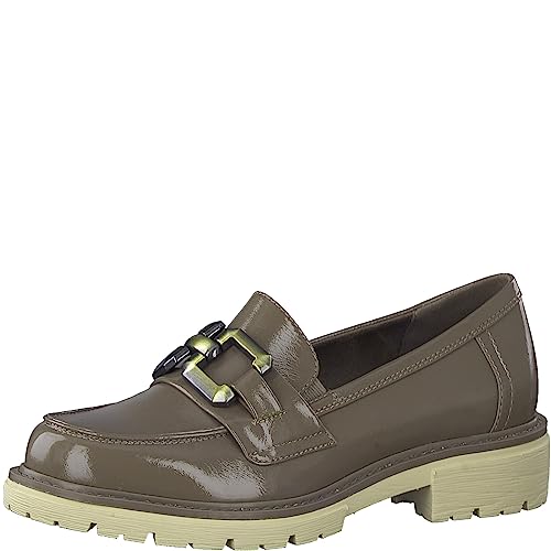Jana Damen Loafer ohne Absatz Elegant Vegan, Braun (Taupe), 41 EU Jana Damen Loafer ohne Absatz Elegant Vegan, Braun (Taupe), 41 EU von Jana