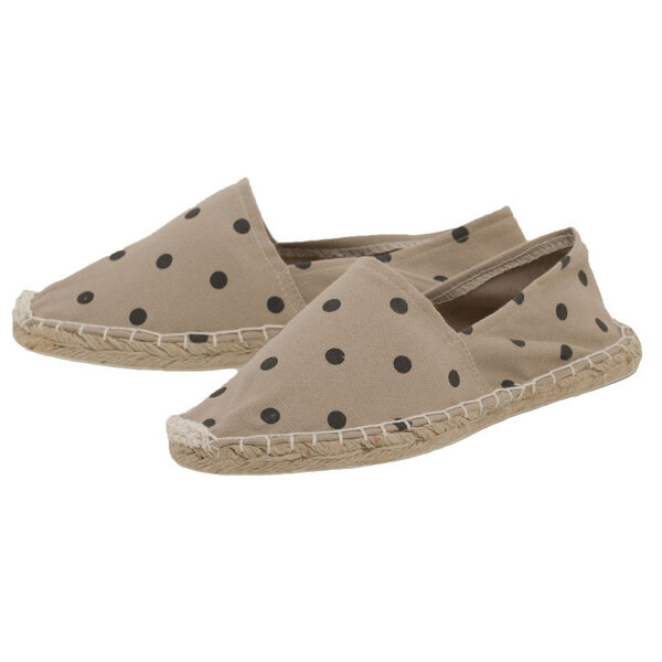 Japanwelt Espadrilles Classic Espadrilles Polka Dots Canvas Unix Gepunktete Sommer Slipper von Japanwelt Espadrilles