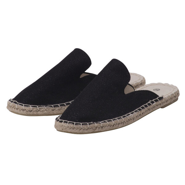 Japanwelt Espadrilles Damen Espadrilles Canvas Pantoffeln Glitzer Leinen Sommerlatschen von Japanwelt Espadrilles