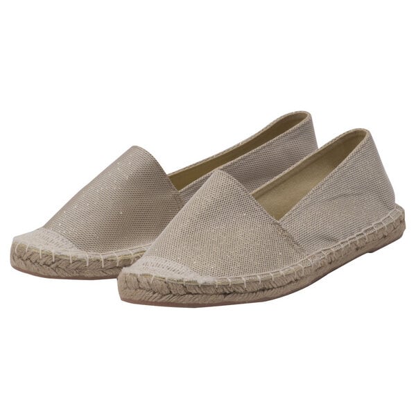 Japanwelt Espadrilles Damen Espadrilles Glitzer Canvas Slipper Sommerlatschen ALS Abendschuh von Japanwelt Espadrilles