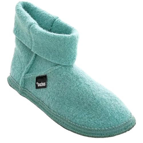 Japanwelt Hausschuhe für Damen I Plüsch Stiefel für Frauen, warme Filzpantoffeln aus Schafswolle, Filz Winter Pantoffeln Bacinas Slippers Hauspantoffeln Filzhausschuhe Damenschuhe Hauslatschen von Japanwelt