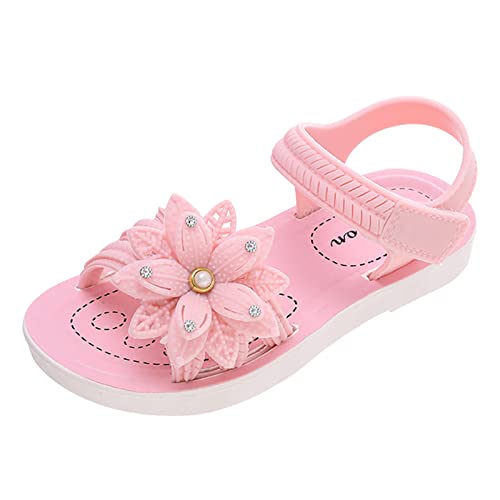 Kinder Sandalen Mädchen Weichen Sohlen Sommerschuhe Flach Rutschfest Prinzessin Bohemian Kinderschuhe Schuhe Mode Schnalle Flache Sandalen Elegante Schöne Sandaletten Einfach Freizeitschuhe von Jaskdconsy