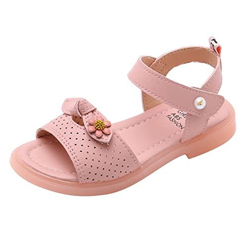 Sandalen Mädchen 35 Peeptoe Prinzessin Schuhe Weichen Sohlen Sommerschuhe mit Absatz Mode Blume Plateausandalen Bohemia Freizeitschuhe Bequeme Kinderschuhe Einfach Strandschuhe Casual Sandaletten von Jaskdconsy