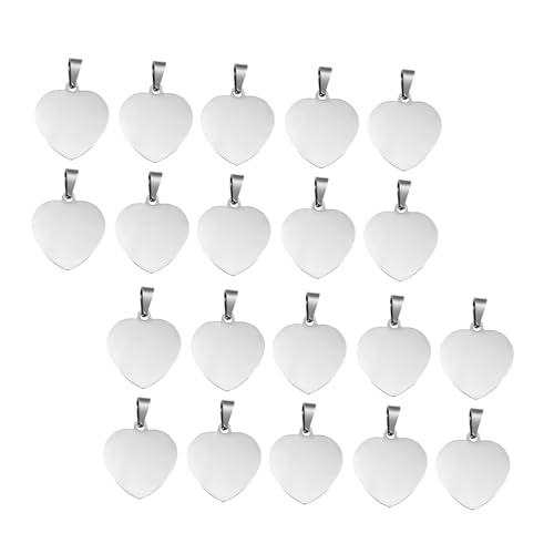 Javoryxh Einzigartiger herzförmiger Schmuckanhänger, zeitgenössischer Herzanhänger, Accessoire mit lang anhaltendem Glanz aus Edelstahl Javoryxh Einzigartiger herzförmiger Schmuckanhänger, zeitgenössischer Herzanhänger, Accessoire mit lang anhaltendem Glanz aus Edelstahl von Javoryxh