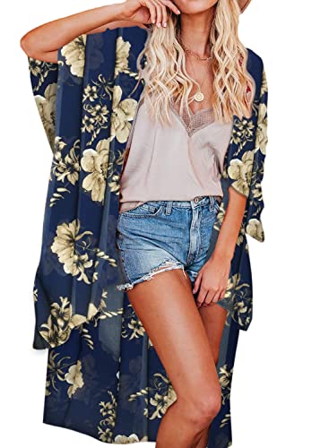 JayscreateEU Damen Kimono Cardigan Sommer Cover up Bikini Bluse Boho StrandCardigan Fledermausärmel Chiffon Strickjacke Strandkleidung. JayscreateEU Damen Kimono Cardigan Sommer Cover up Bikini Bluse Boho StrandCardigan Fledermausärmel Chiffon Strickjacke Strandkleidung. von JayscreateEU