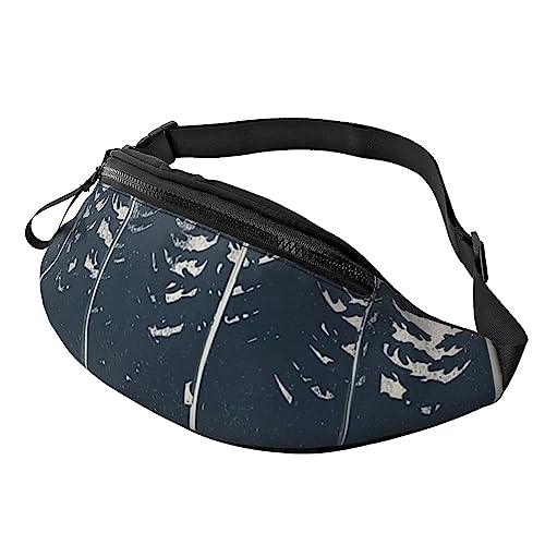 Verstellbare Gürteltasche für Damen und Herren, langlebig, leicht, kompakt, sicherer Reißverschluss für Fitness, Training, Klettern, Laufen, Reisen, Outdoor, Wilderness Fox Art, Einheitsgröße, von Jcakes