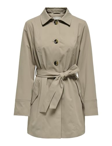 JDY Damen Jdyisadora Trenchcoat OTW Hab, Weathered Teak, S JDY Damen Jdyisadora Trenchcoat OTW Hab, Weathered Teak, S von JdY