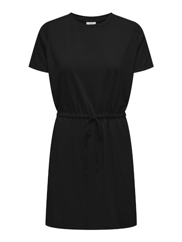 JdY Damen JDYDALILA S/S String Dress JRS ATK Kleid, Black, XL von JdY