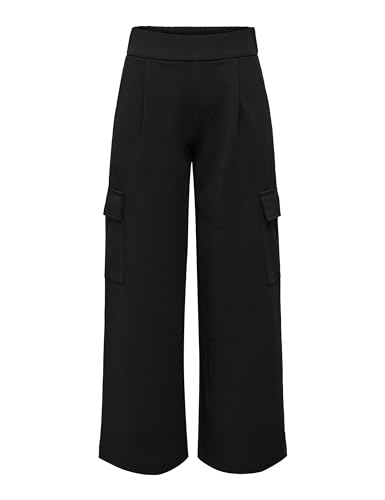 JdY Damen JDYGEGGO Life Pocket Pant JRS NOOS Hose, Black, M / 32L von JdY