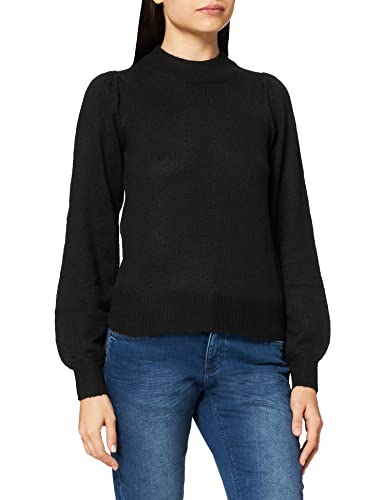 JdY Damen JDYRUE L/S Pullover KNT NOOS Strickpullover, Black, M von JdY