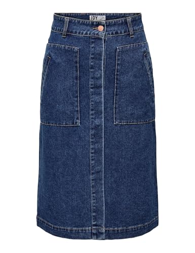JdY Damen Jdyolivia Hw Skirt Db DNM Noos, Dark Blue Denim, S JdY Damen Jdyolivia Hw Skirt Db DNM Noos, Dark Blue Denim, S von JdY