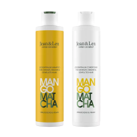 Haarpflegeset Locken Mango/Matcha von Jean&Len