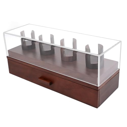Jeenuuder Luxuriöse 4 Positionen aus Nussbaum, Uhr und Messer, Präsentationsbox, Ringbox, Armband, Organizer, Sonnenbrille, Aufbewahrung, B gut gemacht, Kaffeebraun. Jeenuuder Luxuriöse 4 Positionen aus Nussbaum, Uhr und Messer, Präsentationsbox, Ringbox, Armband, Organizer, Sonnenbrille, Aufbewahrung, B gut gemacht, Kaffeebraun. von Jeenuuder