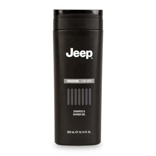 DIAMOND INTERNATIONAL JEEP | Freedom Shampoo & Duschgel für Männer, aromatischer und holziger Duft, Frischegefühl, Made in Italy, 300 ml von DIAMOND INTERNATIONAL