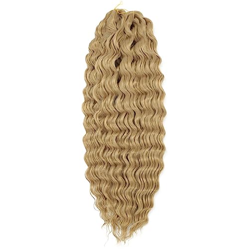 Womens Wave Twist Crochet Haar Natürliche Synthetische Afro Curly Crochet Zöpfe Ombre Flechten Haarverlängerung Für Frauen von Jegsnoe