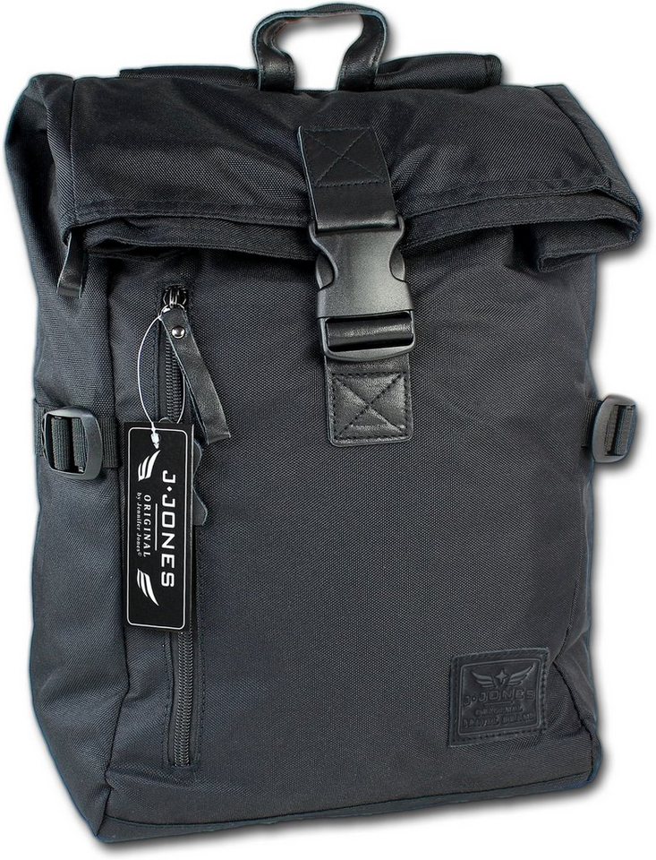 Jennifer Jones Sportrucksack Jennifer Jones Polyester Rucksack Herre (Sportrucksack, Sportrucksack), Damen, Herren Rucksack aus Polyester, Größe ca. 27cm in schwarz von Jennifer Jones