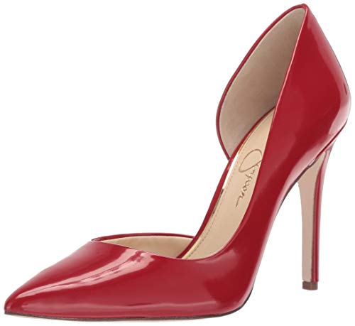 Jessica Simpson Damen Prizma Pumps, Rote Mousse, 39 EU von Jessica Simpson