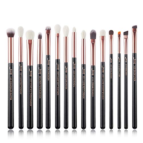 Jessup Augen Makeup Pinsel Brush Set 15 Pcs Schmink Kosmetik Lidschatten Puder T157 von Jessup