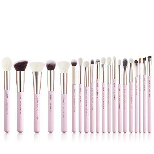 Jessup Pinselset 20 Stk Makeup Pinsel Set Kosmetikpinsel Schminkpinsel Augenpinsel Gesichtpinsel Foundation Puder Lidschatten Synthetische Natürliche Haare Holzgriff T291 von Jessup