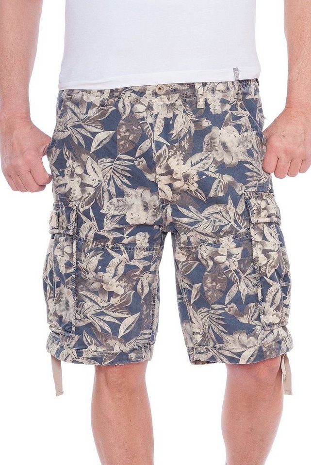 Jet Lag Cargoshorts Flower Green, Flower Blue, Hawaii Flower Jet Lag Cargoshorts Flower Green, Flower Blue, Hawaii Flower von Jet Lag