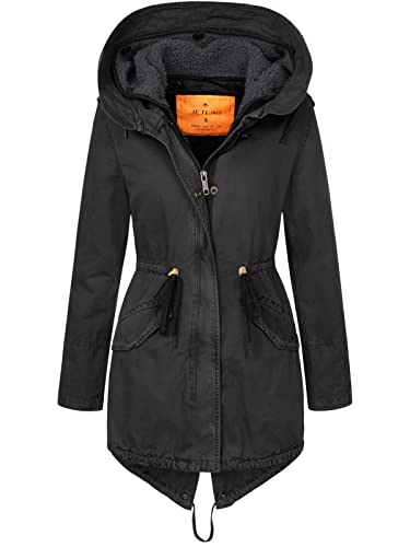 Jet Lag Damen Winterjacke 21-697 Parka mit XL-Fellkapuze asphalt 3XL Jet Lag Damen Winterjacke 21-697 Parka mit XL-Fellkapuze asphalt 3XL von Jet Lag