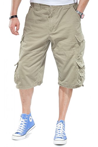 JET LAG Herren Cargo Shorts Modell 007 B Short in vielen Farben, Größe:3XL, Farbe:Cement JET LAG Herren Cargo Shorts Modell 007 B Short in vielen Farben, Größe:3XL, Farbe:Cement von JET LAG