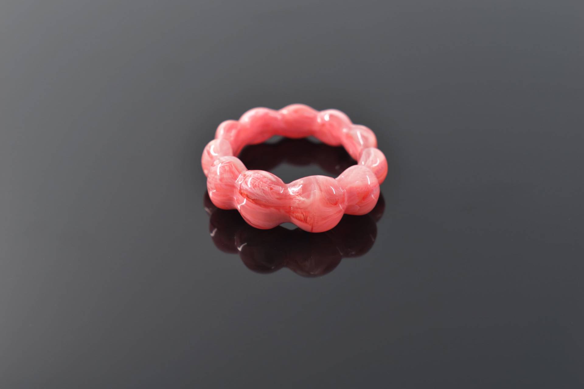 Resopal-Ring, Rws-08, 1 Stück, Glänzende Farbe, Innen-17mm, Resin-Ring, Geschlossener Ring von JeweltechDesigns