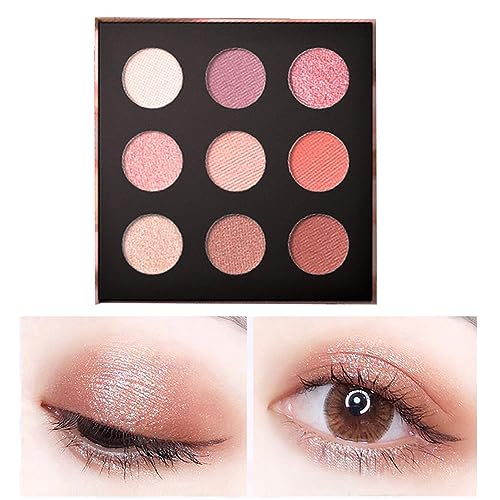 Augen-Make-up-Palette,Matte Makeup Lidschatten Palle | Hochpigmentierte Matt-Schimmer-Lidschatten-Palette, Kosmetik-Geschenkset für Frauen und Mädchen, Urlaub, Geburtstag Jikiaci von Jikiaci