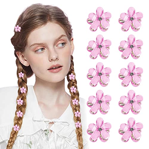 Perle Blume Haarspangen,10 Stück exquisite künstliche Perlenclips | Mehrzweck-Haarstyling-Tool für Damen für feines oder dickes Haar Jikiaci von Jikiaci