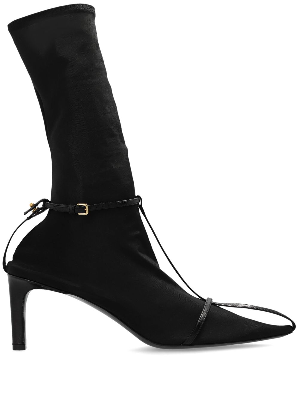 Jil Sander Sock-Boots mit Lederdetails - Schwarz von Jil Sander