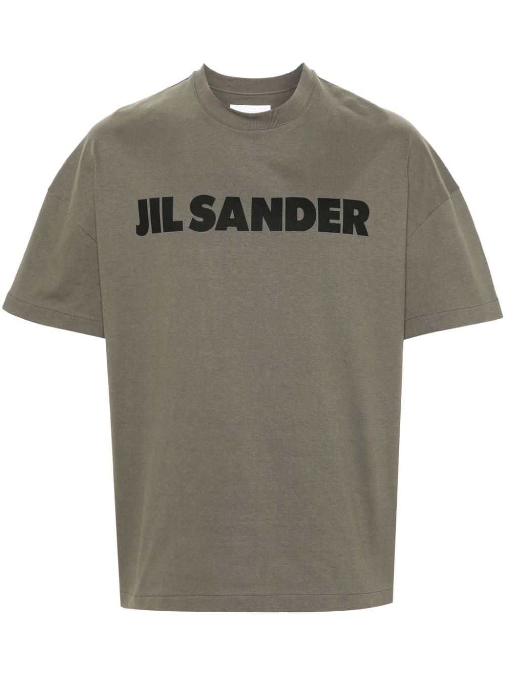 Jil Sander T-Shirt mit Logo-Print - Grün von Jil Sander