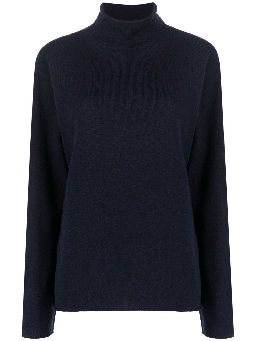 Jil Sander Strickpullover mit Stehkragen - Blau von Jil Sander