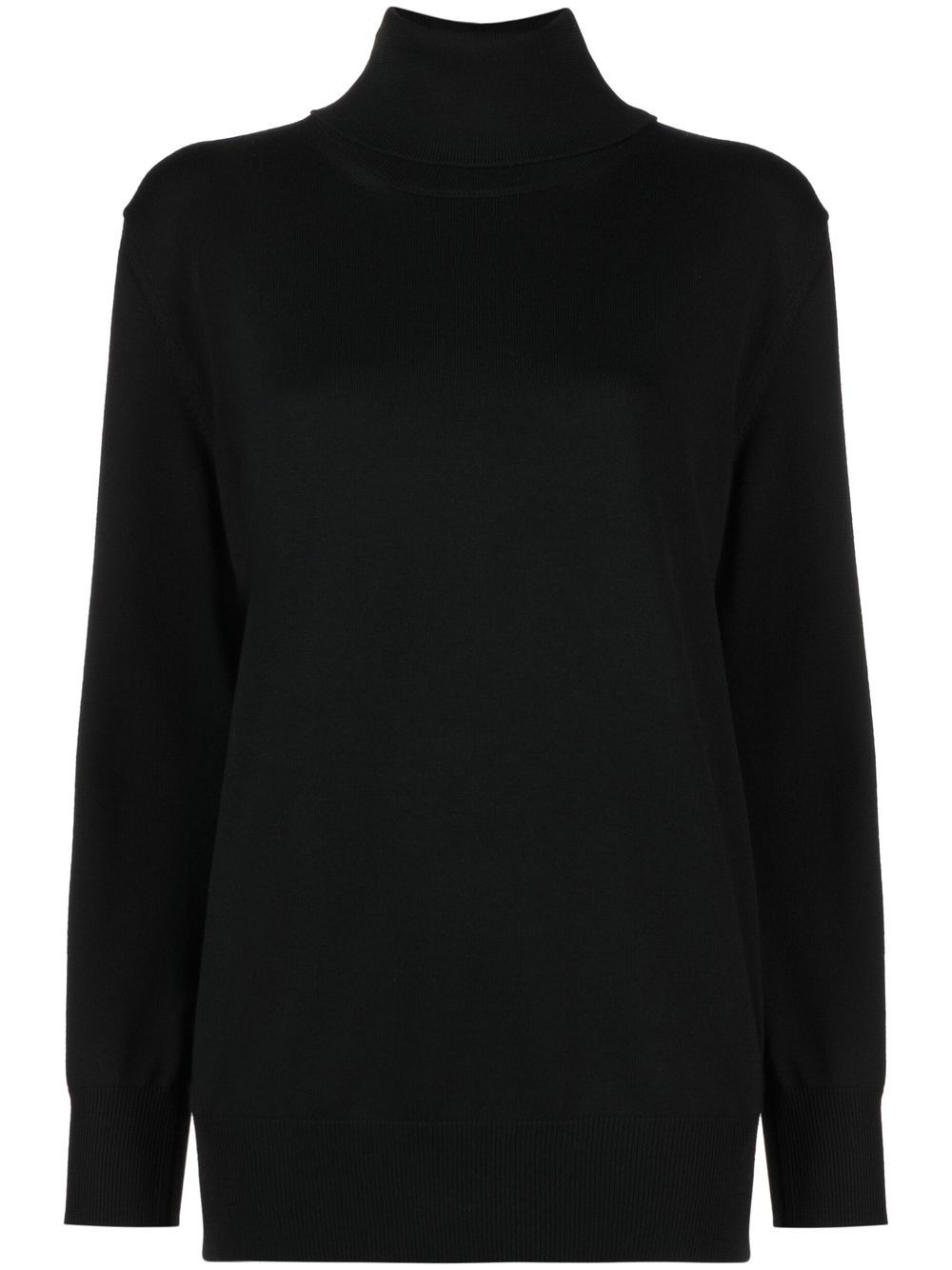 Jil Sander Gerippter Strickpullover - Schwarz von Jil Sander