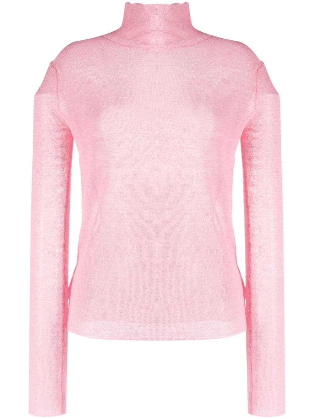 Jil Sander Semi-transparenter Pullover - Rosa von Jil Sander