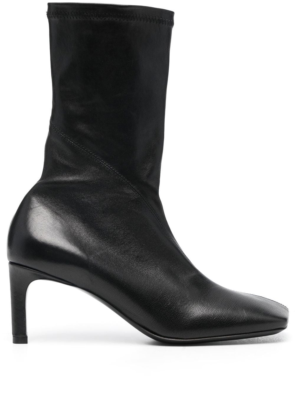 Jil Sander Stiefeletten mit eckiger Kappe - Schwarz von Jil Sander