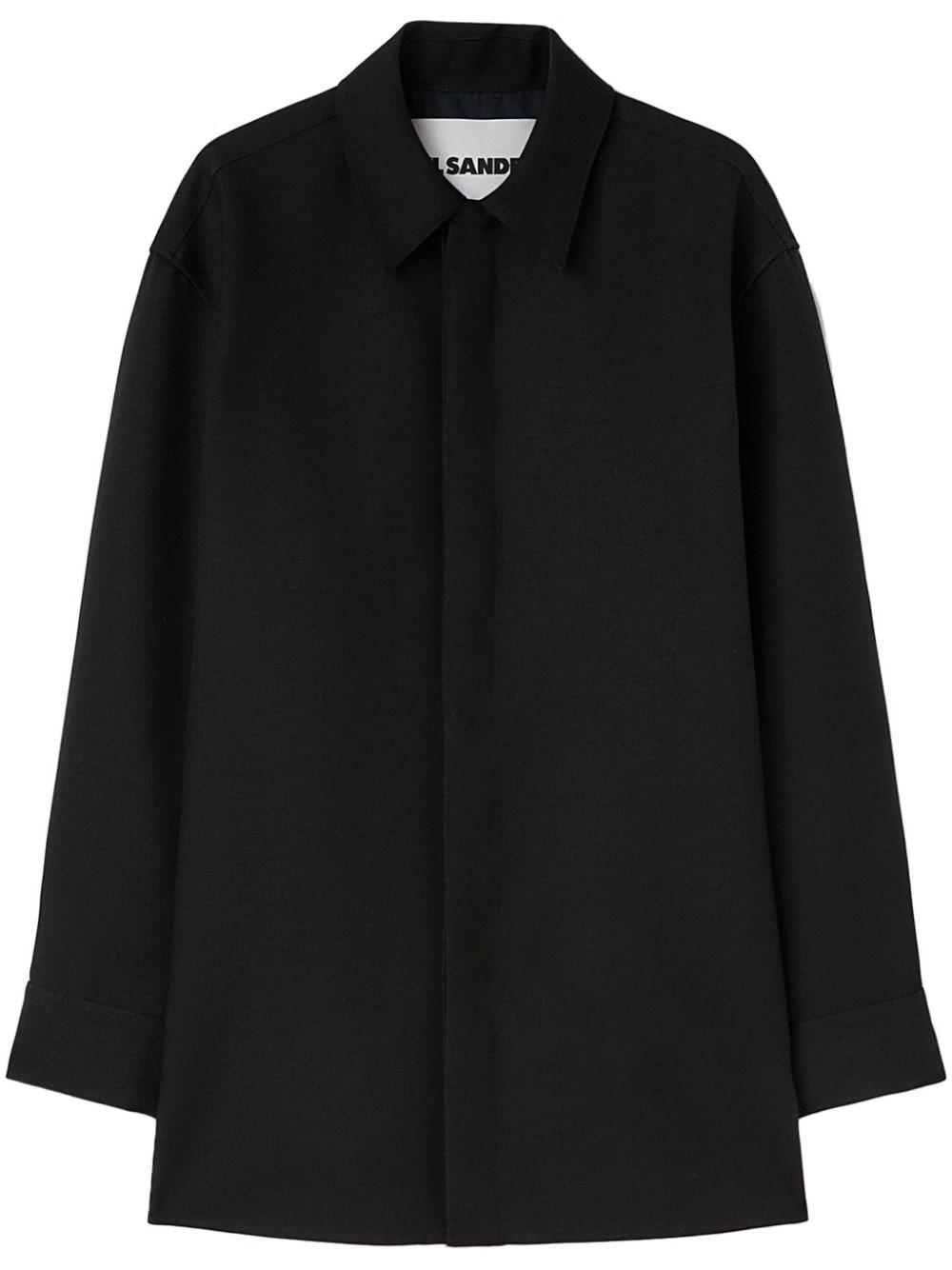 Jil Sander Klassische Hemdjacke - Schwarz von Jil Sander