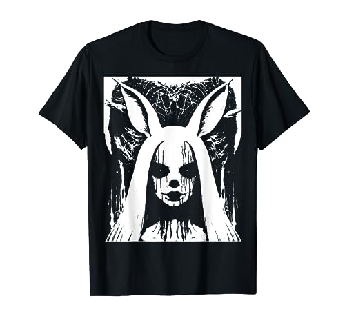 Horror Gothic Batcave Girl Bunny Dark Wave Gothic Girl T-Shirt von Jimbeels