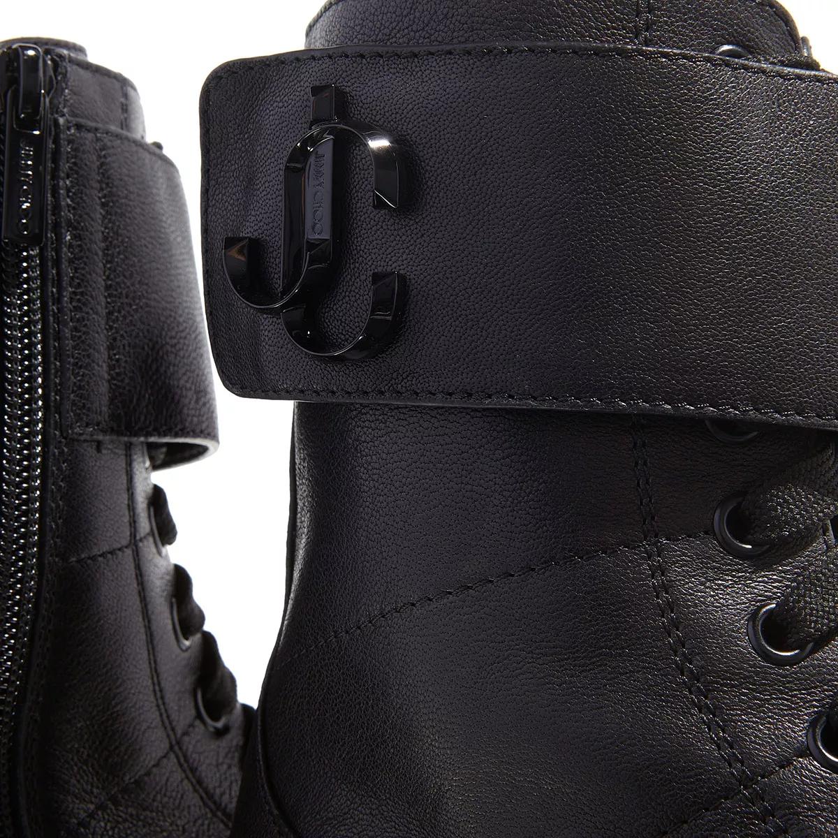 Jimmy Choo Boots & Stiefeletten - Ceirus Lace Up Combat Boots - Gr. 37 (EU) - in Schwarz - für Damen von Jimmy Choo