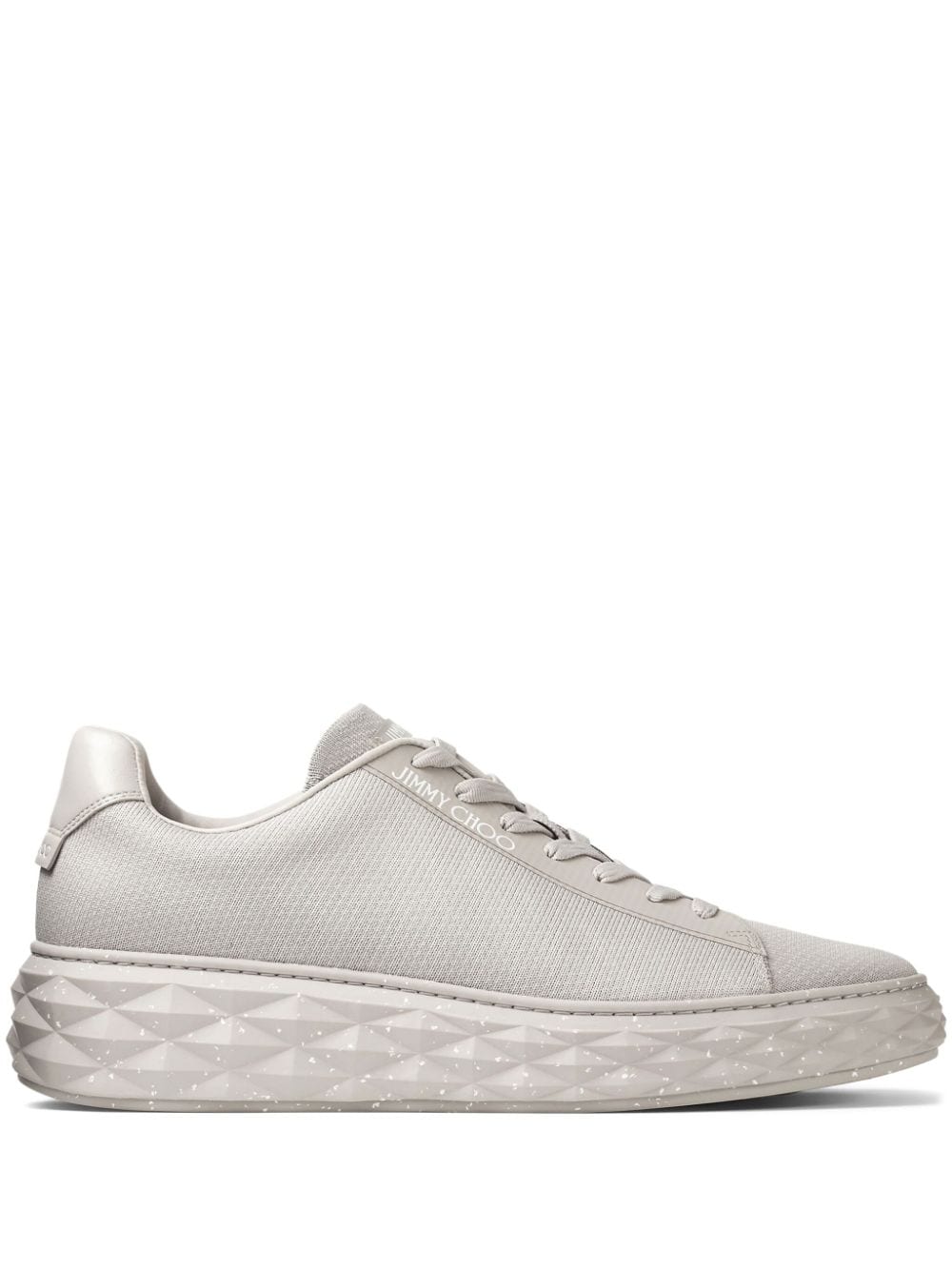 Jimmy Choo Diamond Light Sneakers mit Strick - Grau von Jimmy Choo